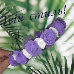 обруч з трояндами